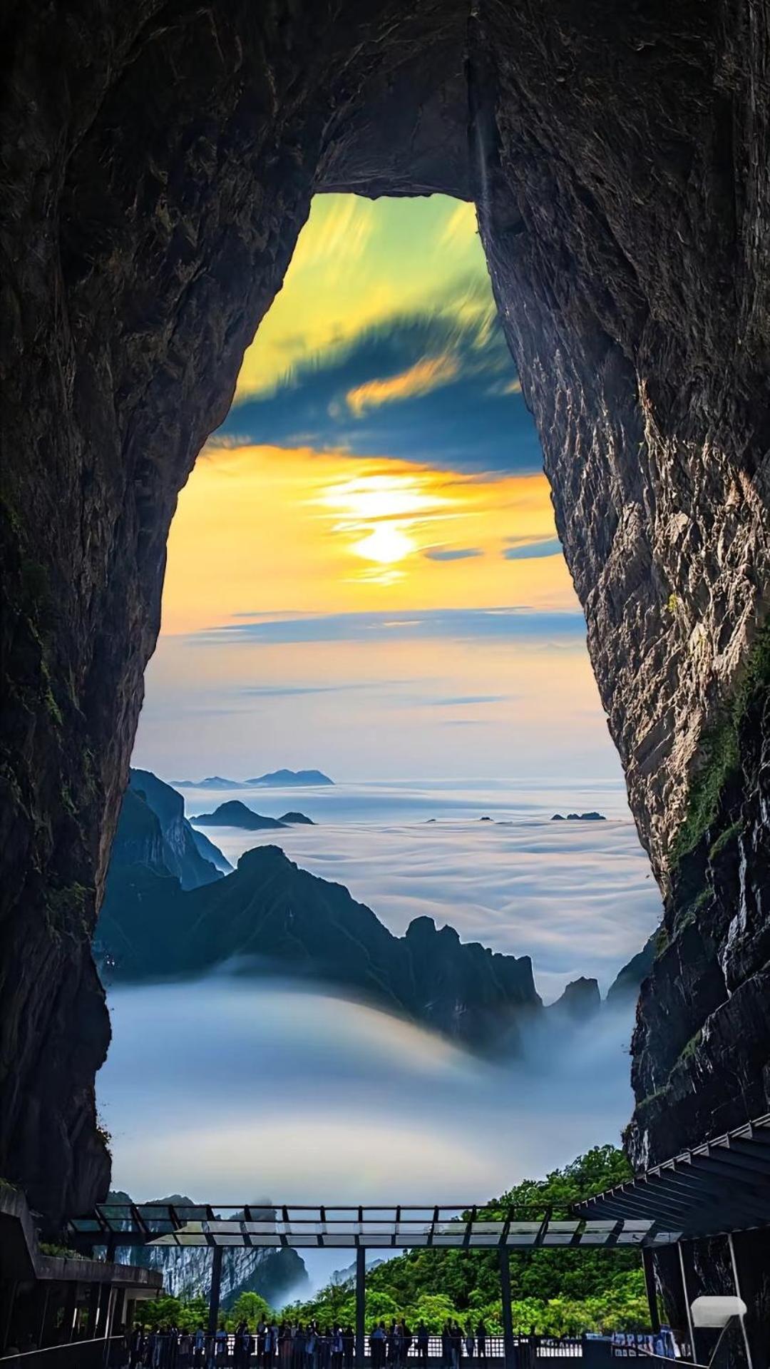 Patio Spring Holiday Inn -- Free Round Trip Pick-Up Service --Panoramic View Of Tianmen Mount Zhangjiajie Εξωτερικό φωτογραφία